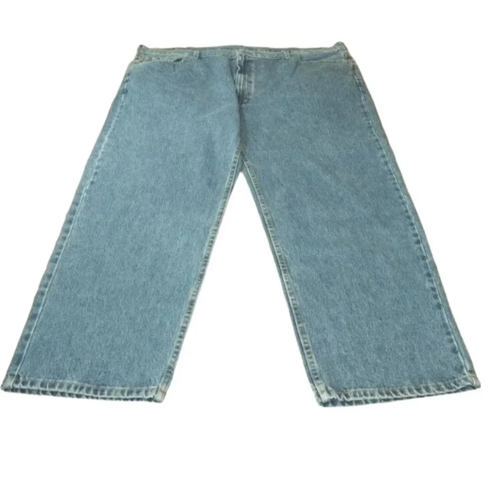 Levi's 550 Jeans Blue Denim Zip Fly Bootcut Leg High Rise Relaxed Fit Men 50/30